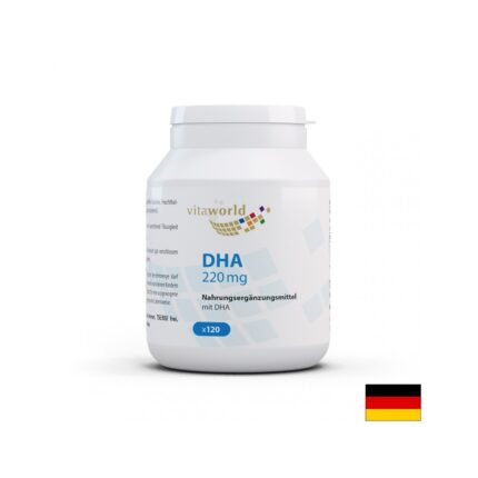 Докозахексаенова киселина / DHA 220 mg Vita World - 120 софтгел капсули