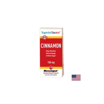 Канела за нормална кръвна захар / Cinnamon 150 mg Superior Source - 120 сублингвални таблетки