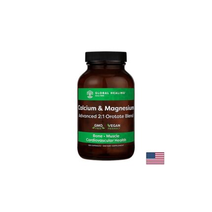 Калций и магнезий с висока абсорбция / Intracal® Advanced Bone Health Formula Global Healing - 120 капсули