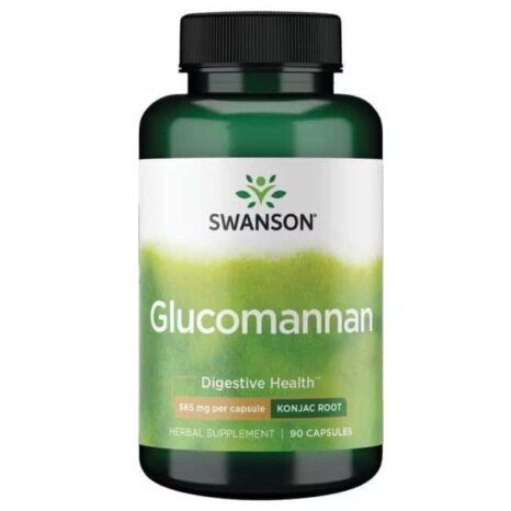 Глюкоманан / Glucomannan Swanson - 90 капсули