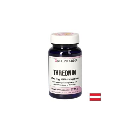 Грижа за костите и мускулите - L-Треонин Threonin 500 mg Gall Pharma - 60 капсули