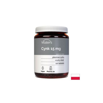 Цинк пиколинат / Cynk 15 mg Vitaler's - 120 таблетки