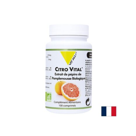 Имунитет - Екстракт от Ацерола + Грейпфрут семена - Citro Vital® Vit'all Plus - 100 таблетки