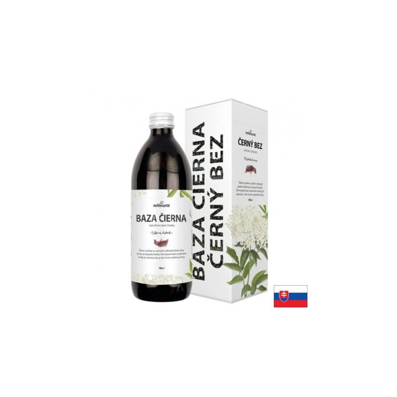 Сок от черен бъз за дихателната система 10 дози / Baza cierna Nef de Santé - 500 ml