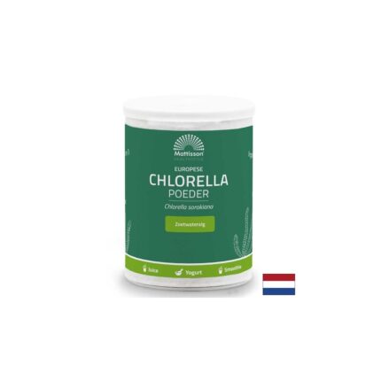 Хлорела Европейска прах / Europese Chlorella Poeder 5 g Mattisson Healthstyle - 125 g