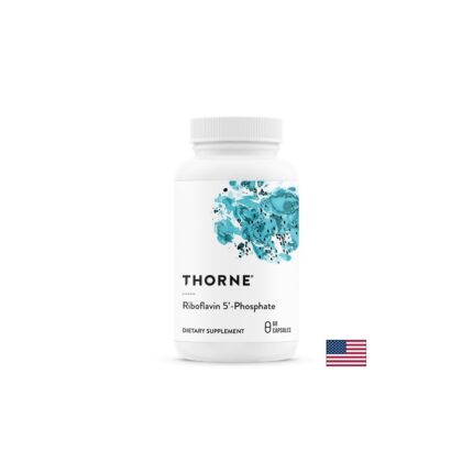 Биоактивен витамин В2 Рибофлавин-5-фосфат / Riboflavin 5’-Phosphate 36.5 mg Thorne - 60 капсули