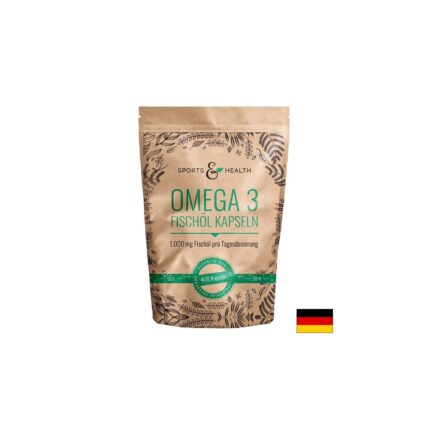 Омега-3 / Omega 3 Fischöl 350 mg EPA 180 mg / DHA 120 mg Sports & Health Solutions - 400 софтгел капсули