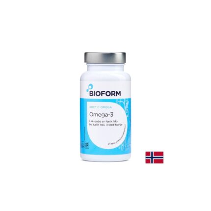 Когнитивна и сърдечна функция - Рибено масло от дива норвежка сьомга 500 mg Bioform - 120 капсули