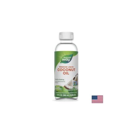 Кокосово масло течно 93 % MCTs‡ мастни киселини / Liquid Coconut Oil Nature's Way / Liquid Coconut Oil Nature’s Way - 300 ml
