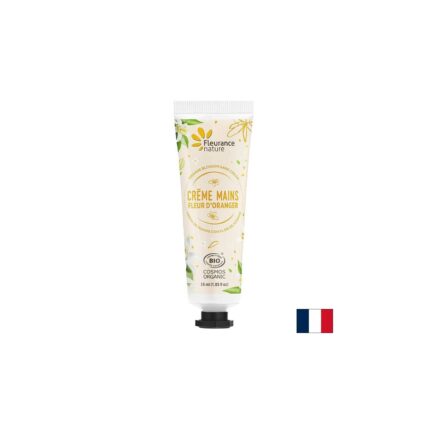 Крем за ръце с плодова вода от Портокал, масло от Ший и Алое Вера БИО / Orange Blossom Hand Cream Fleurance Nature BIO - 30 ml