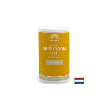 Лате с рейши и кордицепс Био с вкус на какао и канела / Organic Mushroom Latte Reishi Cordyceps Mattisson Healthstyle - 160 g