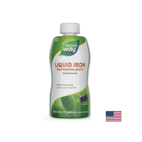 Течно желязо с вкус на боровинки / Liquid Iron Nature’s Way - 480 ml