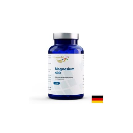 Магнезий оксид / Magnesium 400 mg Vita World - 120 капсули