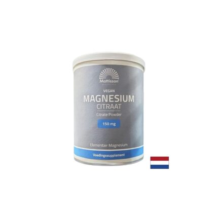 Магнезий цитрат прах / Magnesium Citraat Mattisson Healthstyle - 200 g