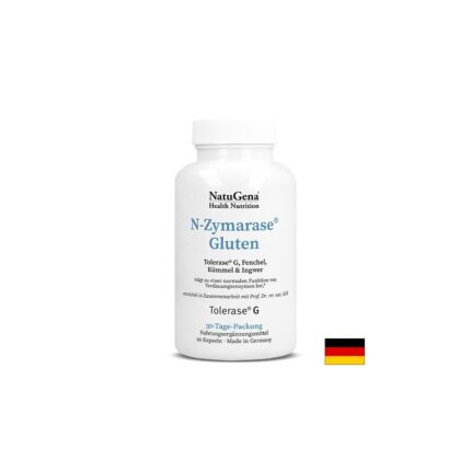 Ензимен комплекс при глутенова непоносимост / N-Zymarase® Gluten NatuGena - 90 капсули