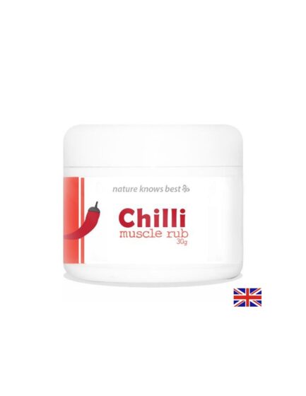 Chilli Muscle Recovery Болкоуспокояващ балсам за мускули и стави с лют червен пипер и черен ...