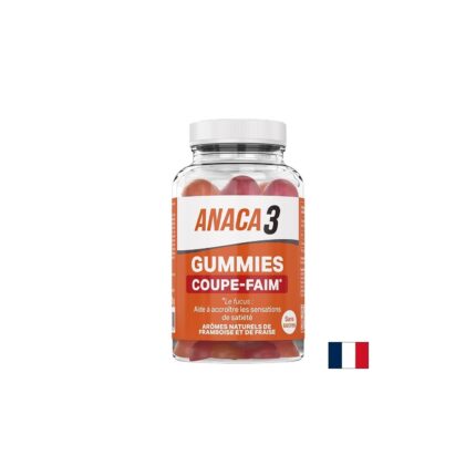 Формула за контрол на апетита с фукус, хром и цинк Анака3 / Gummies Coupe-Faim Anaca3 - 60 желирани таблетки