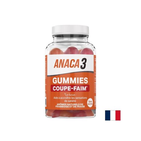 Формула за контрол на апетита с фукус, хром и цинк Анака3 / Gummies Coupe-Faim Anaca3 - 60 желирани таблетки
