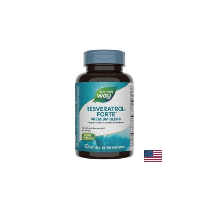 Ресвератрол Форте / Resveratrol Forte 450 mg Nature’s Way - 60 софтгел капсули