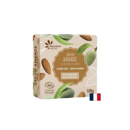 Сапун с масла от ший и слънчогледови семена Бадем БИО / Almond Soap BIO Fleurance Nature - 100 g