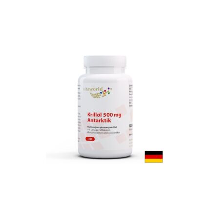 Антарктически крил / Vitaworld Krillöl Antarktik 500 mg Vita World - 100 капсули