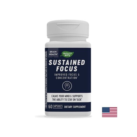 Формула за оптимален фокус / Sustained Focus Nature’s Way - 60 капсули