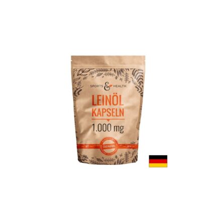 Ленено масло / Leinöl Kapseln 1000 mg Sports & Health Solutions - 250 капсули