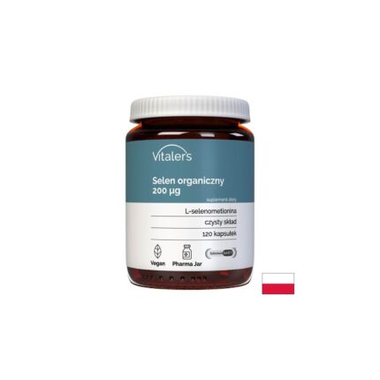 Селен L-селенометионин / Selen Organiczny 200 µg Vitaler's - 120 капсули