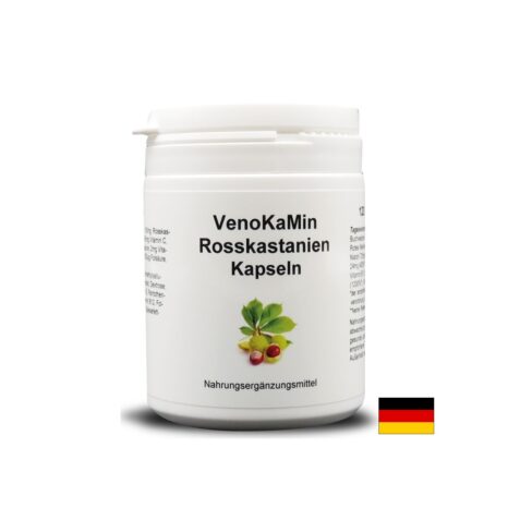 Див кестен формула срещу разширени вени / VenoKaMin Rosskastanien Kapseln Karl Minck - 120 капсули