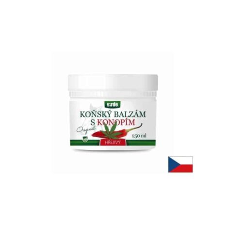 Загряващ конски балсам с конопено масло / Koňský Balzám Hřejivý S Konopím Virde - 250 ml