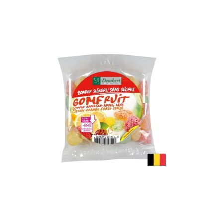 Желирани бонбони с плодов вкус без захар / Gum Fruit Without Sugars Damhert - 100 g