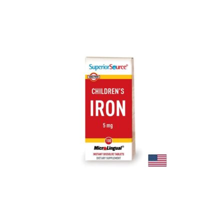 Желязо за Деца / Children’s Iron 5 mg Superior Source - 100 сублингвални таблетки