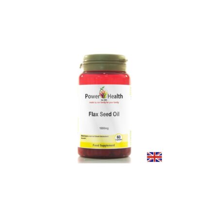 Ленено масло за сърцето, кожата и косата / Flax Seed Oil 1000 mg Power Health - 60 капсули