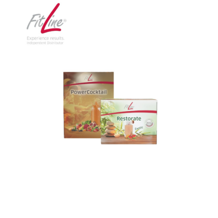Оптимален сет / Optimal-Set PowerCocktail + Restorate Citrus - Fitline