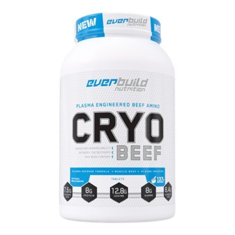 Телешки аминокиселини / Cryo Beef Amino 8000 mg EVERBUILD - 550 таблетки