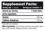 Caffeine with Taurine . AMIX - 90 капсули съдържание 1 - MagHerbs.com