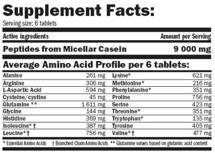 Micelle Night Amino AMIX - 400 таблетки съдържание 1 - MagHerbs.com