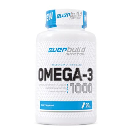 Омега 3 рибено масло / Molecularly Distilled Omega-3 Fish Oil EVERBUILD - 90 гел капсули