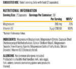 Магнезий с Витамин Д3 / Magnesium & Vitamin D3 APPLIED NUTRITION - 60 капсули съдържание 1 - MagHerbs.com