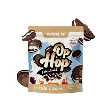 Високопротеинов микс за протеинови палачинки / OpHop Protein Pancake Mix Forcelab - 1000 грама, 20 Дози