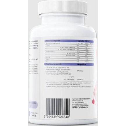 Nattokinase 100 mg Osavi - 120 капсули, 120 Дози съдържание 1 - MagHerbs.com