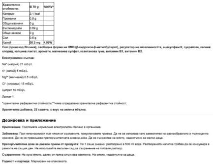 Електролитна напитка с калий, магнезий и HMB / Ion drink HMB Plus+ Fine Japan - 22 сашета - Image 2