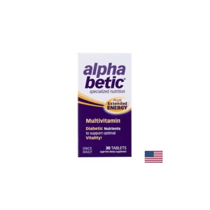 Енергизиращи мултивитамини за диабетици - Alpha betic® 30 таблетки Nature’s Way