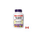 Ашваганда + магнезий - Спокойствие енергия и нервен баланс 120 капсули Webber Naturals
