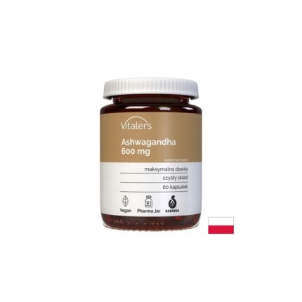 Ашваганда – Срещу стрес тревожност и нервно напрежение 60 капсули 600 mg Vitaler's