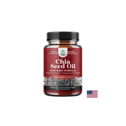 Чиа масло от семена Омега-3 за сърцето и съдовете 60 капсули 500 mg Nature's craft