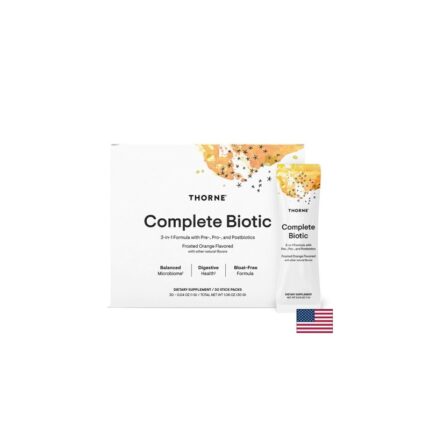 Complete Biotic 3 в 1 Пробиотик бактериофаги и постбиотик за балансирана чревна микрофлора 30 сашета Thorne