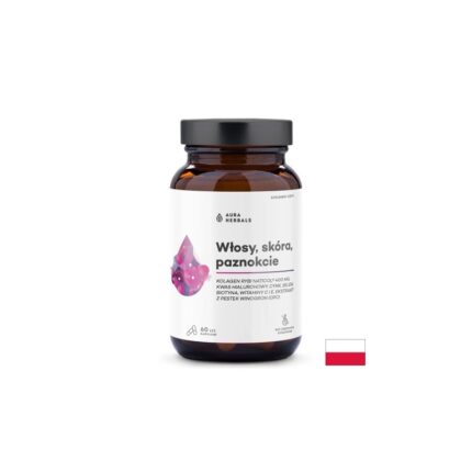 Формула за коса кожа и нокти С колаген и хиалуронова киселина 60 капсули Aura Herbals