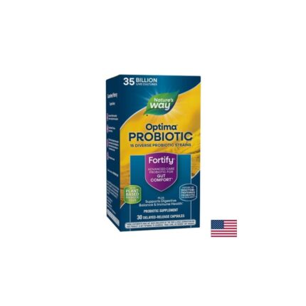 Fortify™ Optima® Daily Probiotic + Prebiotic - Фортифай Оптима пробиотик 35 милиарда активни пробиотици 30 капсули Nature"s Way Nature’s Way