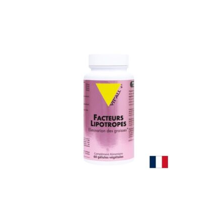 Горене на мазнини - Липотропни Фактори - Facteurs Lipotropes 60 капсули Vit'all Plus